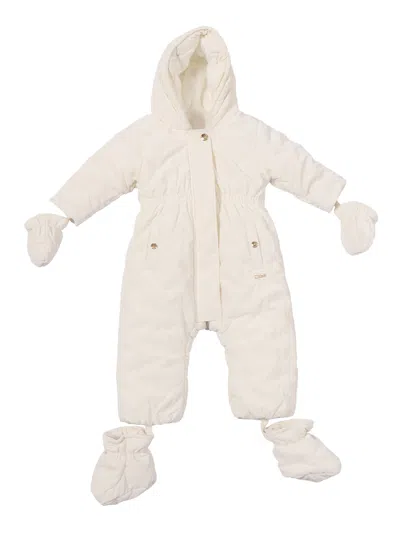 Chloé Babies' Jumsuit In White
