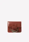 Chloé Kattie Crossbody Bag In Calf Leather In Brown