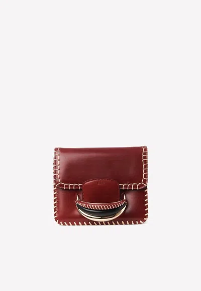 Chloé Kattie Crossbody Bag In Ruby