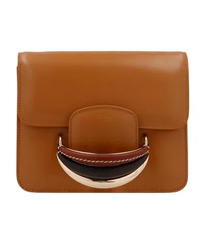 Chloé Chloe Kattie Lthr Shldr Bag In Brown
