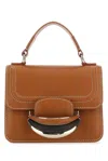Chloé Chloe Women Caramel Leather Small Kattie Handbag In Leather Brown