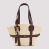 Chloé Kerala 25 Raffia Shoulder Bag
