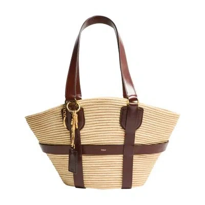 Chloé Kerala 25 Basket In Neutral