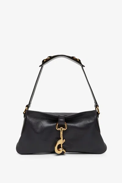 Chloé Chloe Kerala 25 Leather Shoulder Bag In Navy