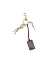 Chloé Kerala 25 Tag Charm In Brass Gold Size Onesize 100% Bronze In Gold