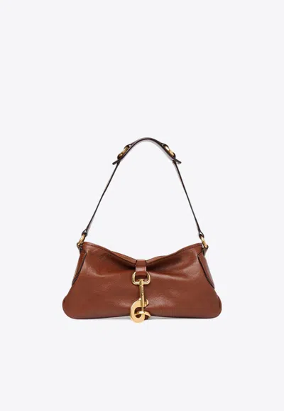 Chloé Kerala 25 Leather Shoulder Bag In Brown