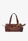 Chloé Kerala 25 Leather Top Handle Bag In Brown