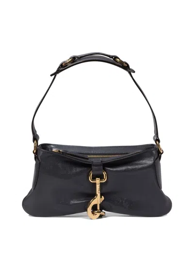 Chloé Kerala 25 Leather Shoulder Bag In Blue