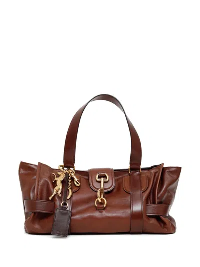 Chloé Kerala 25 Tote Bag In Brown