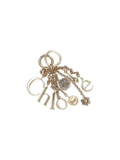 Chloé Keychain Charm In Gold