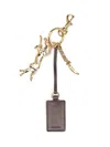 Chloé Key Holder With Horse Charm And Keyring In Gold