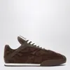 Chloé Kick Chocolate Sneakers In Suede