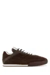 Chloé Kick Chocolate Sneakers In Suede