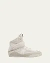 Chloé High-top Sneakers Featuring Mesh Panels In Cloudy Cream