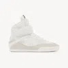 Chloé High-top Sneakers Featuring Mesh Panels In Brown
