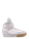 Chloé Almond Toe High-top Sneaker With Quilted Panels