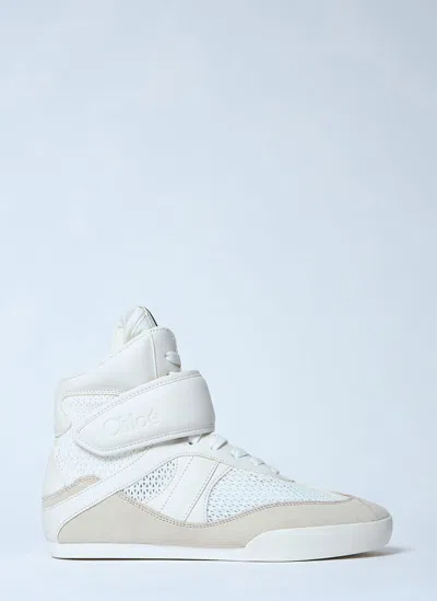 CHLOÉ KICK HIGH-TOP SNEAKERS