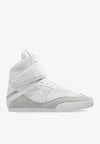 Chloé High-top Sneakers Featuring Mesh Panels In White