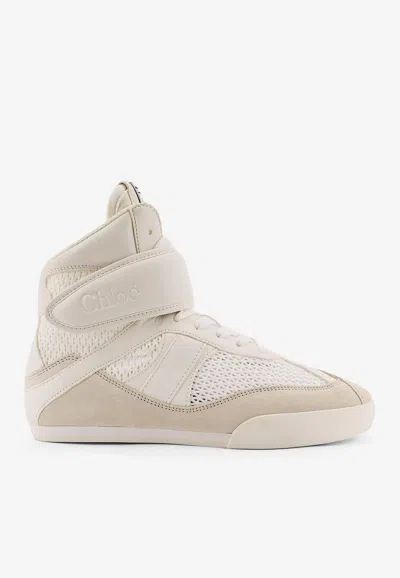 Chloé Kick High-top Sneakers In White
