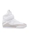 Chloé High-top Sneakers Featuring Mesh Panels In Cloudy Cream