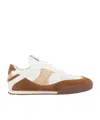 Chloé Chloe Kick Brown Sneakers In White