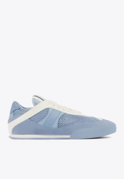 CHLOÉ KICK LEATHER AND MESH SNEAKERS