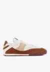 Chloé Chloe Kick Brown Sneakers In White