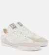 Chloé Womens Chloe Kick Brand-patch Low-top Suede Trainers In White