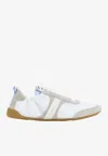 Chloé White Calf Leather Bos Taurus Athletic Sneakers In White