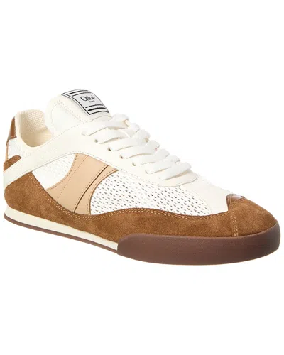 Chloé Chloe Kick Leather Sneaker In White