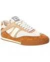 Chloé Kick Brown Sneaker With Logo Patch On The Tongue And Logo Lettering On The Back In Fabric And Suede  In Brown