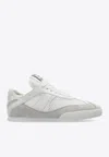 Chloé Womens Chloe Kick Brand-patch Low-top Suede Trainers In White