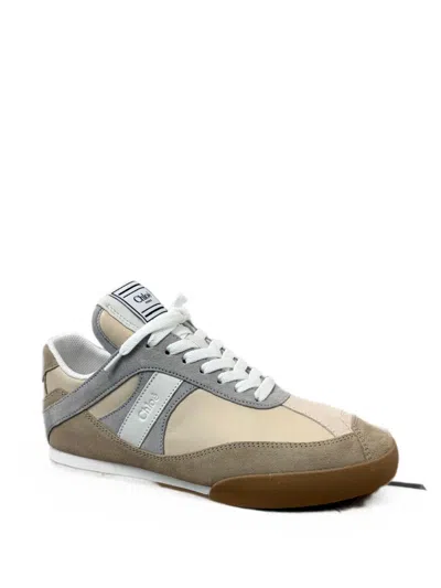 Chloé Kick Low-top Sneakers In Neutral
