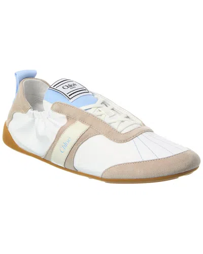 Chloé Fabric And Suede Sneakers In Animal Print