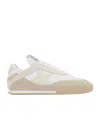 Chloé Low-top Sneakers With Rubber Sole And Mesh In Neutral