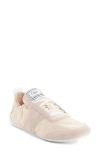Chloé Kick Beige Sneaker With Side Lettering Logo And Elasticated Details In Fabric Woman In Animal Print