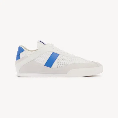 CHLOÉ CHLOÉ KICK SNEAKER WHITE SIZE 6 100% POLYESTER, BOVINE LEATHER
