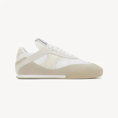 CHLOÉ CHLOÉ KICK SNEAKER WHITE SIZE 6 100% POLYESTER, BOVINE LEATHER, NYLON