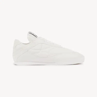 Chloé Baskets  Kick Femme Blanc Taille 39 100% Cuir De Veau In White
