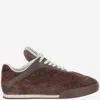 Chloé Kick Chocolate Sneakers In Suede