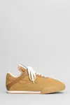 Chloé Kick Sneakers In Camel Suede