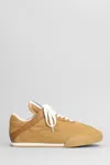 Chloé Kick Sneakers In Camel Suede
