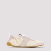 Chloé Kick Beige Sneaker With Side Lettering Logo And Elasticated Details In Fabric Woman In Multi
