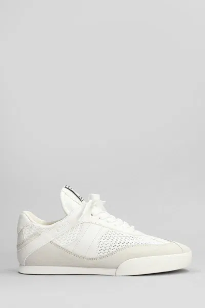 Chloé Chloe Women Sneakers Kick In Mesh E Pelle Scamosciata In White