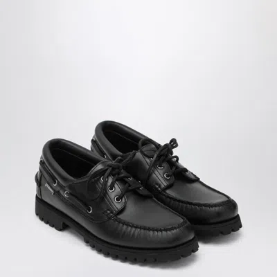 Chloé Sebago Ranger Moc Soft Loafers In Black