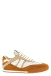Chloé Kick Brown And White Sneakers In Mesh And Leather In Brown