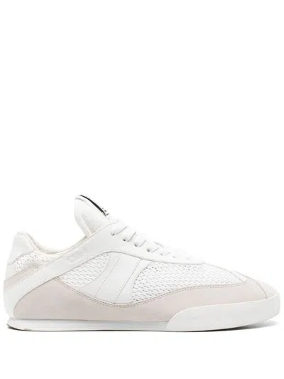 Chloé Kick Sneakers In Mesh And Suede Leather Shoes