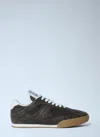 Chloé Kick Crackled Leather Retro Low-top Sneakers In Multi