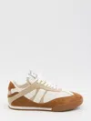 Chloé Kick Brown And White Sneakers In Mesh And Leather In Multi