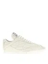 Chloé Womens Winter Wht Kick Brand-patch Leather Low-top Trainers Eur 36 / 3 Uk In White
